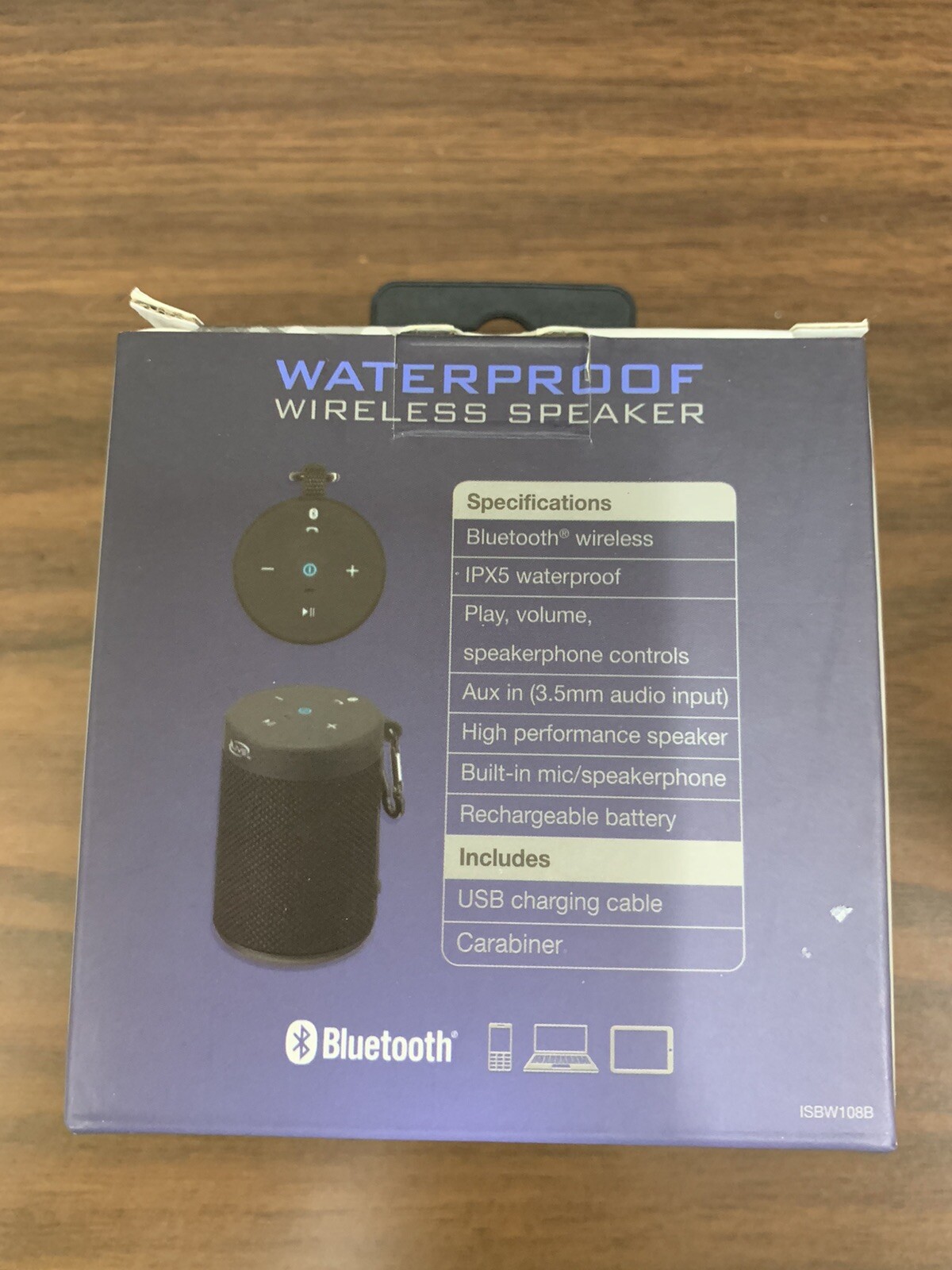 ilive waterproof wireless speaker isbw108b