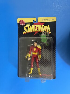 DC DIRECT SHAZAM WITH EVIL MR. MIND 2002 ACTION FIGURE NEW.