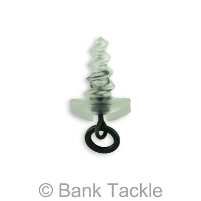 BANK TACKLE Köderschrauben mit Micro Flexi Ring Swivel Karpfenangeln Terminal Tackle Rigs (JSF)