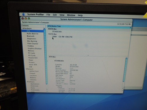 Vintage Apple PowerMac G4 M8493 867 MHz 1.25GB 40GB PowerPC Tower GeForce4 - Picture 7 of 14
