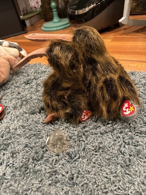 TY Beanie Buddy  ''BEAK''  the Kiwi Bird (8 inch) - Plush Stuffed Animal Toy 1998