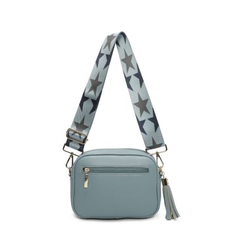 Star Front Women Printed Strap Shoulder Over Cross Body Bag Ladies Handbag - Picture 2 of 13