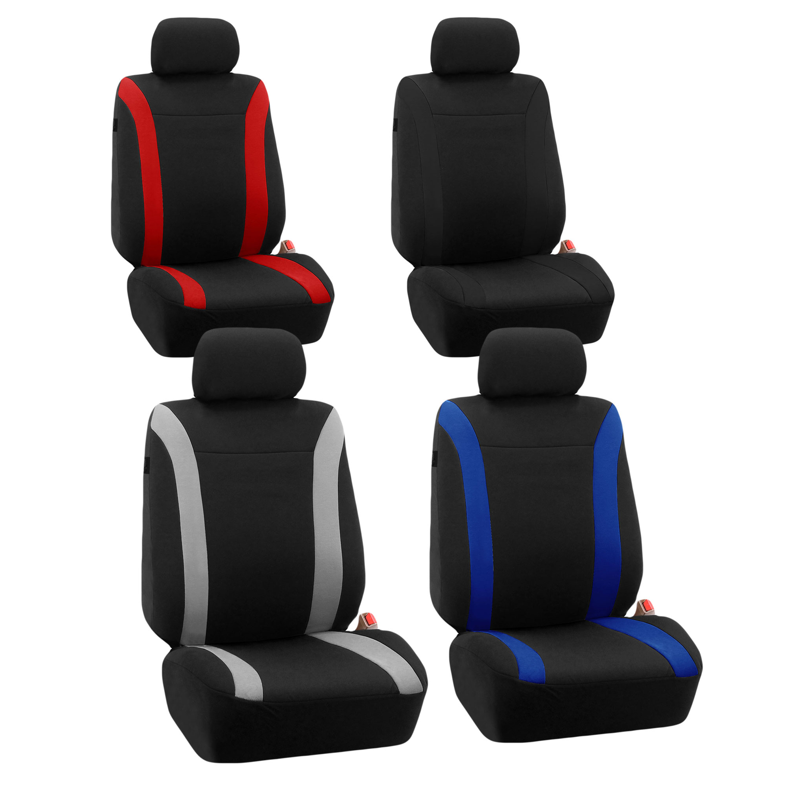 Cosmopolitan Flat Cloth Car Seat Covers Fit For Car Truck SUV Van - Front Row