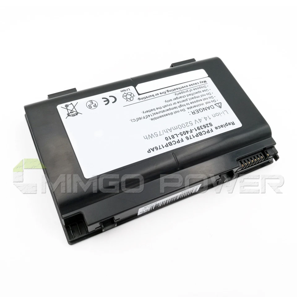 Batería 8 celdas FPCBP176 para Fujitsu LifeBook A1220 A6220 AH550 E8420 FPCBP233AP Foto 2 de 4