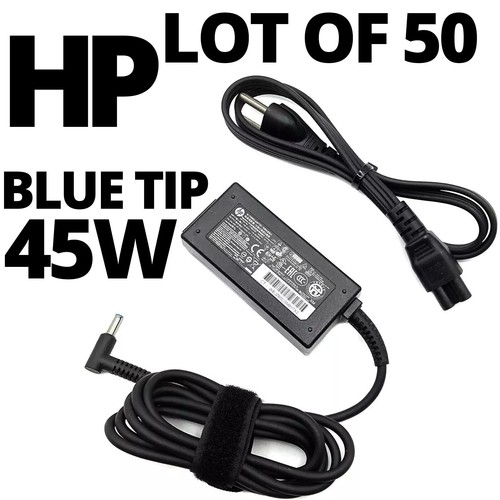 Original Viel 50 HP 45W Netzteil Blaue Spitze Laptop Ladegerät 4.5mm & Cord