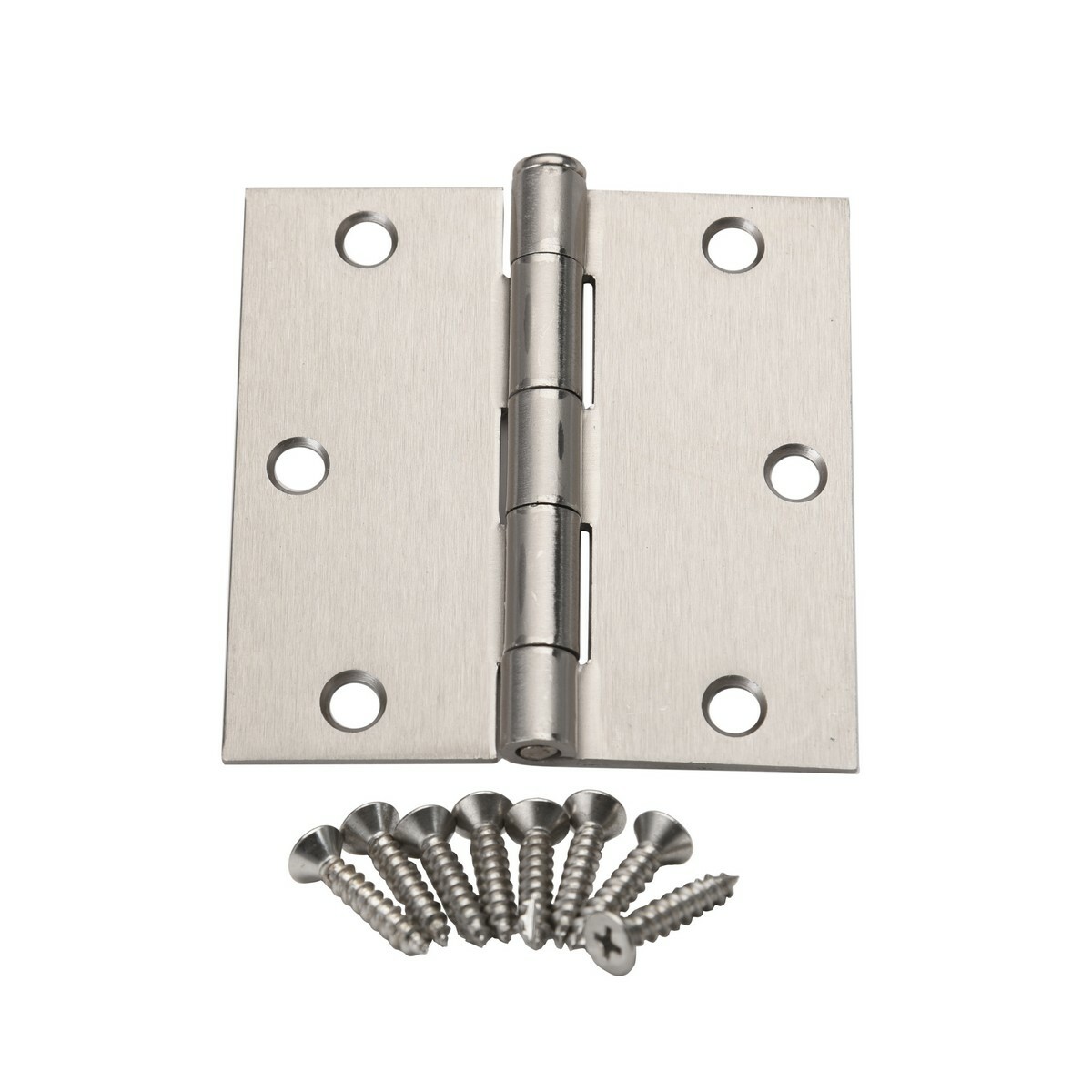 トニー 24 PCS Satin Nickel Steel Door Hinge 3.5