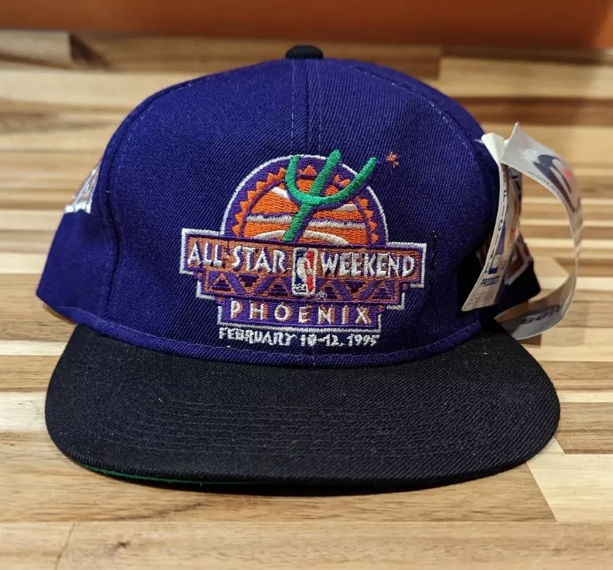 Vintage 90's Sports Specialties 1995 NBA All-Star Game Phoenix Snapback Hat Cap