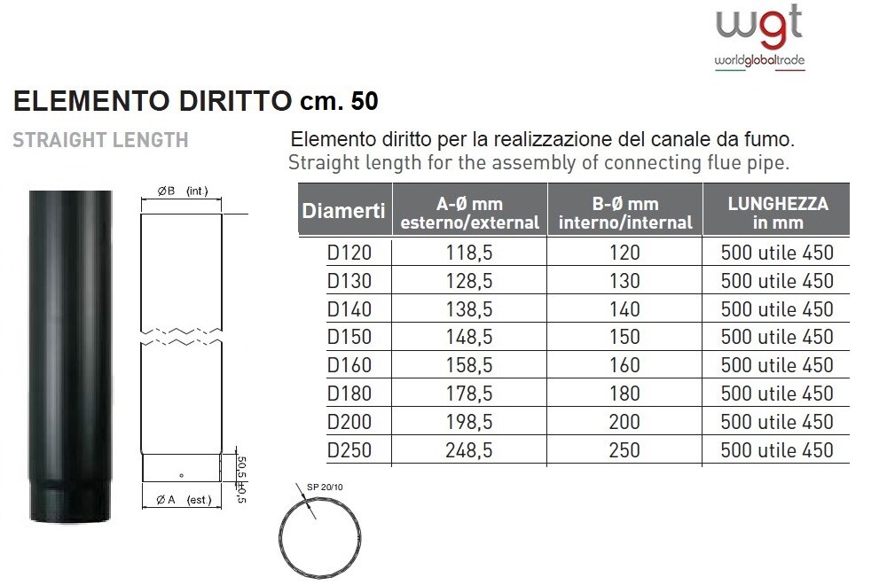 CANNA FUMARIA TUBI Per Stufa A Legna Scarico Fumi In Acciaio Pesante 150 Mm £29.80 - UK - Foto 8