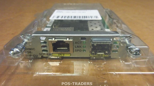Cisco EHWIC-1GE-SFP-CU V01 1-Port Gigabit Ethernet Network Card NEW NEU 