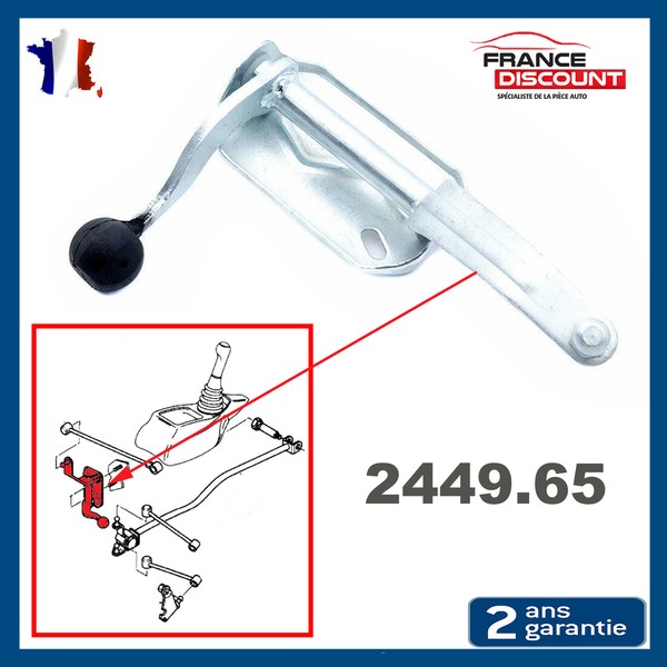 Halter Wahlschalter GetriebegehäUse Nuckel FüR Ax Saxo Peugeot 106 2449.65-image
