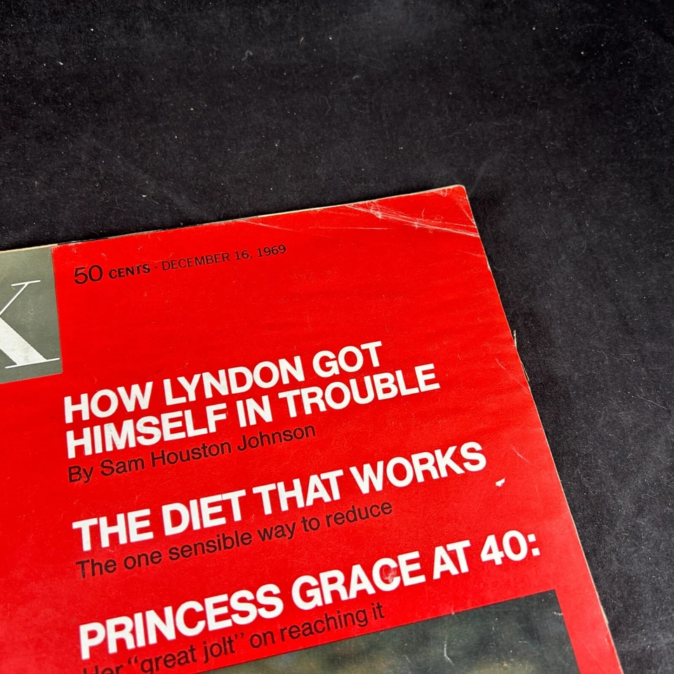 LOOK MAGAZINE DECEMBER 16 1969 VTG MAGAZINE PRINCESS STEPHANIE GRACE CAROLINE - Image 2 of 4