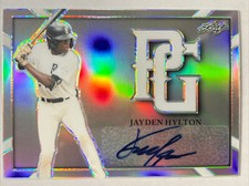 2021 LEAF PERFECT GAME JAYDEN HYLTON REFRACTOR AUTO 20/25