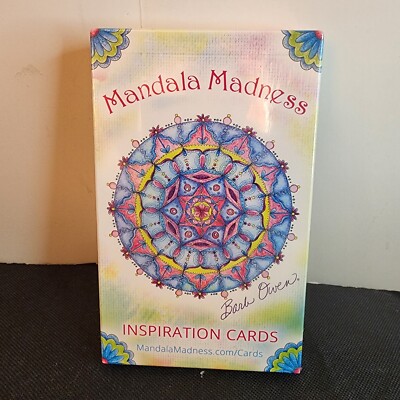 Mandala Madness Inspiration Art Prompt Cards Deck Barb Owens Drawing Painting