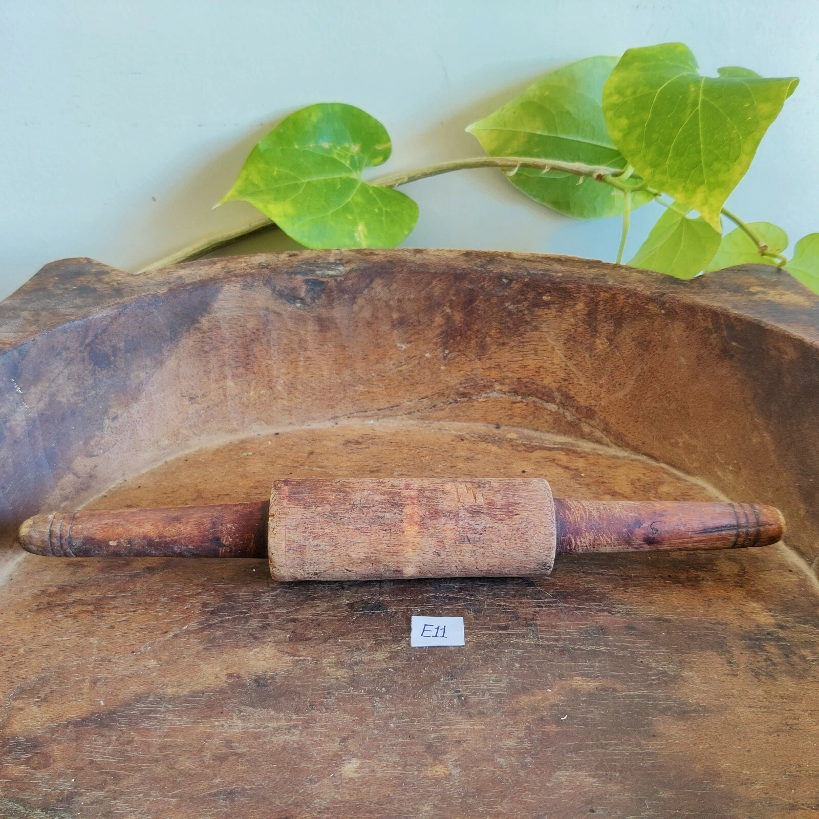 Vintage Primitive Original Handmade Tortilla Bread Bakers Wood Rolling Pin E11
Opens in a new window
