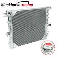 For 2007-2018 Jeep Wrangler JK 3.6L 3.8L V6 Engine Aluminum 3 Row Radiator MT