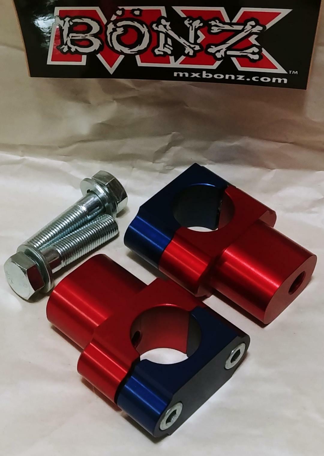 MX BONZ BAR MOUNTS YZ450F 20062013 WR450F HANDLEBAR CLAMPS 28mm 11/8