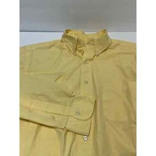 Brooks Brothers Long Sleeve Button Up Size 16-5 Yellow See Pics