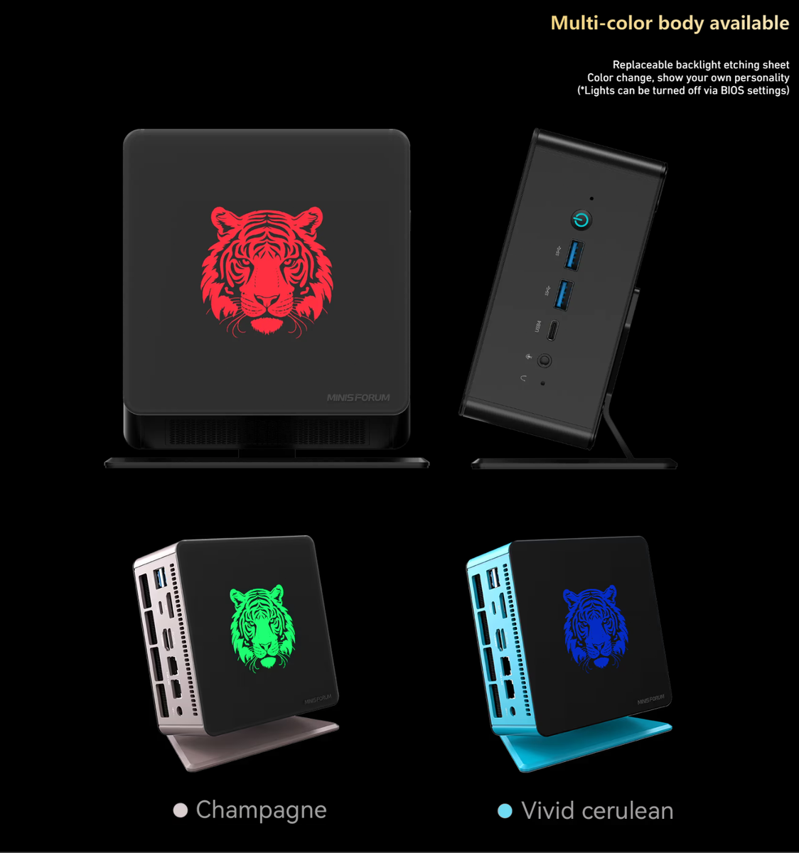 MINISFORUM UM780 XTX Mini PC AMD Ryzen7 7840HS 32GB-RAM 1TB