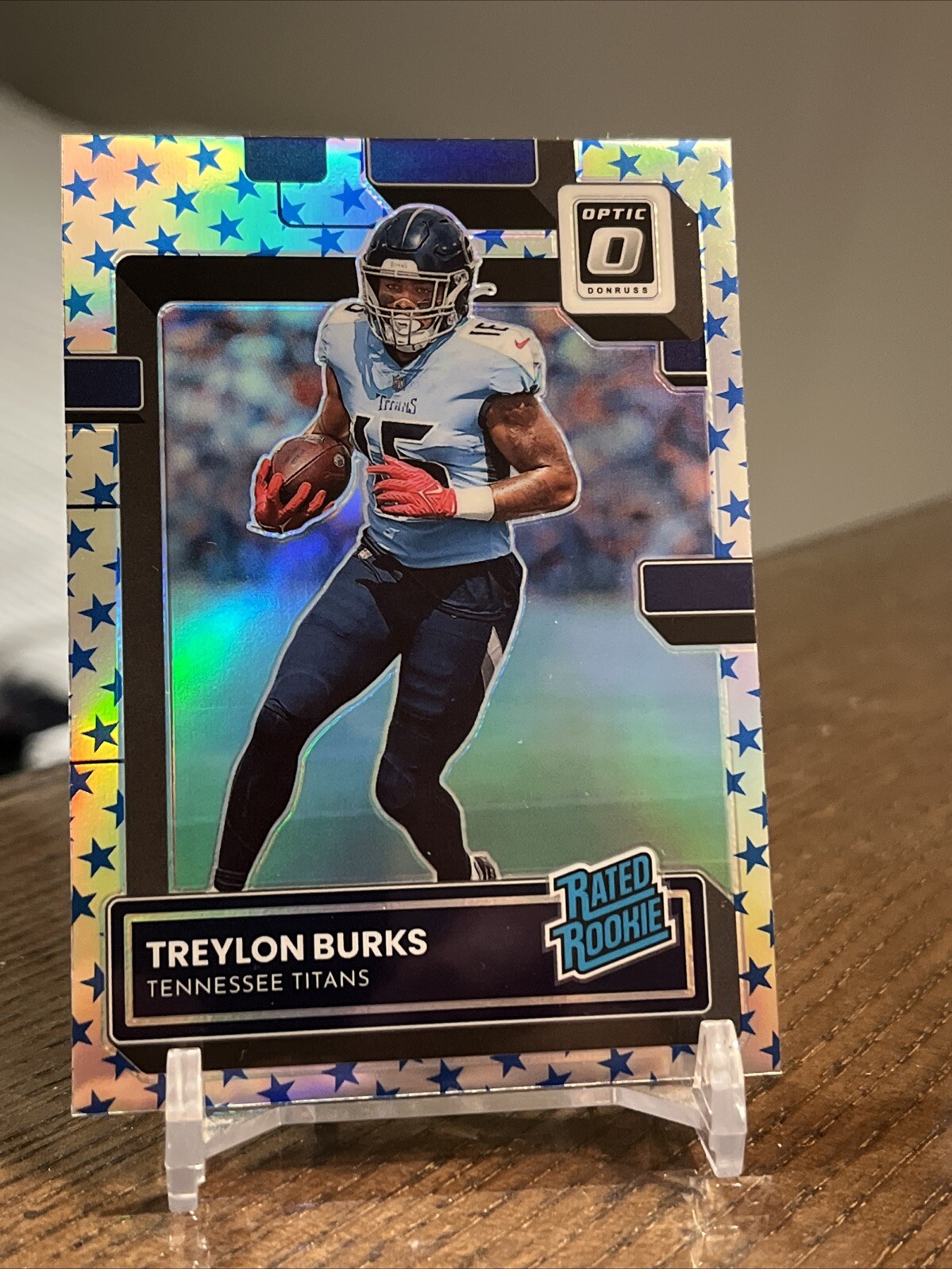 2022 Panini Donruss Optic - Rated Rookie Stars Prizm #212 Treylon Burks (RC)
