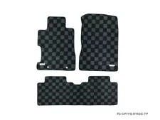P2M Race Floor Mats Dark Grey Front & Rear for 06-11 Honda Civic 2DR Coupe FG1
