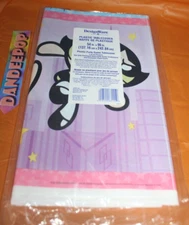 DesignWare American Greetings Powerpuff Girls Plastic Tablecover 54 x 96" 1999