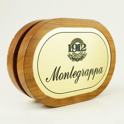 Montegrappa Wood and Brass Plaque - DISPLAY ONLY!