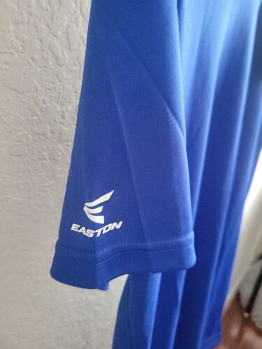 Easton Boy’s Youth Short Sleeve Baseball/Athletic Shirt Size M Royal Blue Jersey - Picture 3 of 6