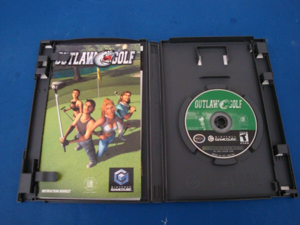 Outlaw Golf (Nintendo GameCube, 2002) Clean Disc - Image 3 of 3