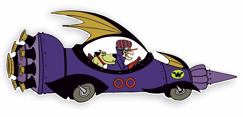 Sticker Satanas et diabolo les fous du volant vehicule