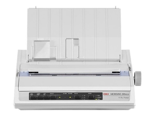 OKI MICROLINE 280 ELITE 9-PIN NARROW CARRIAGE DOT MATRIX PRINTER USB / PARALLEL - 第 1/4 張圖片