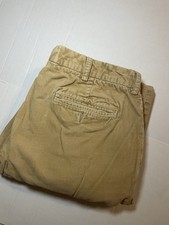 Vintage Polo Ralph Lauren Baggy Corduroy Beige Jumbo Cords Prospect Pant 36x32