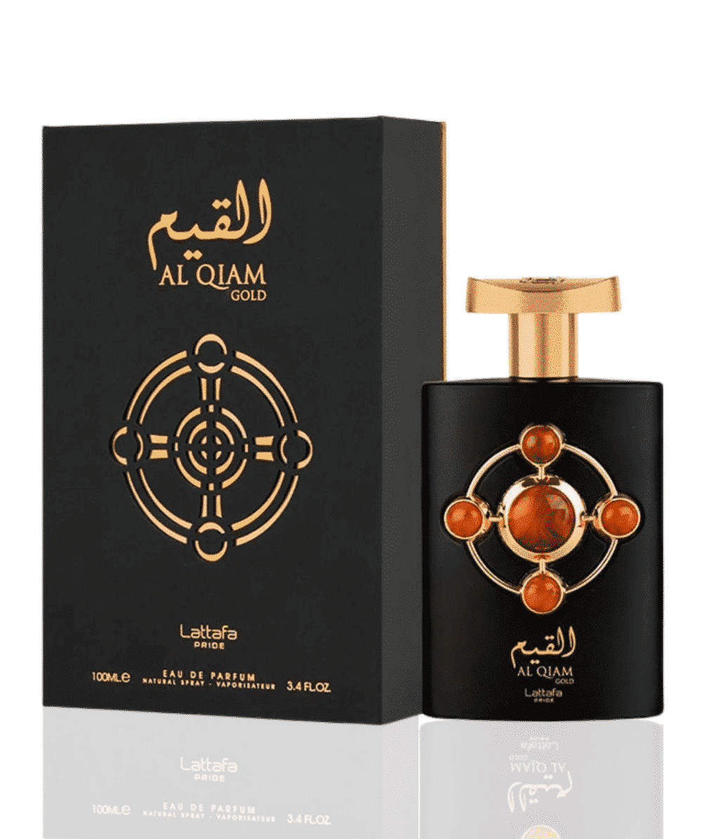 Al Qiam Gold Lattafa Pride parfum ambré bois de santal et oud 100 ml