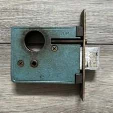 Antique Mortise Lock Exterior Door Lock Hardware Heavyweight USA No Key