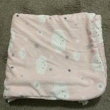 Blankets  Beyond Cloud Baby Blanket Pink White Gray Star Sherpa Security Lovey