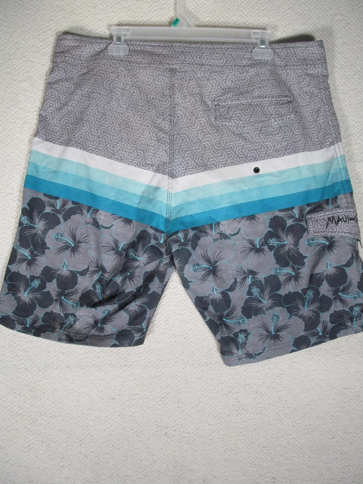Pantalones Cortos de Tabla MAUI and Sons Para Hombres Talla 38" Cintura Estilo Surf 4 Vías Elastizados Foto 4 de 4