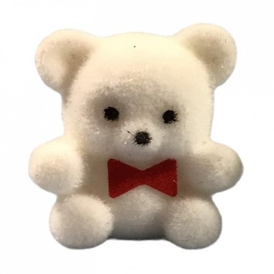 Puppenhaus weiße Herde Teddybär Miniatur Spielzeugladen Baby Kinderzimmer Zubehör