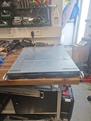 Supermicro Server CSE813M X10 SRL-F  Xeon E5-1650 v3 redundant PSU 16GB RAM