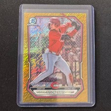 ☕️MK 2026 BOWMAN CHROME GOLD SHIMMER TYSON LEWIS /50