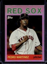 2025 Topps Archives Pedro Martinez 1964 Design Pink Foilboard #29 Red Sox