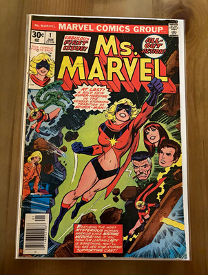 Ms. Marvel #1 Marvel Comics Group (Jan 1977) Bronze Age Single Issue