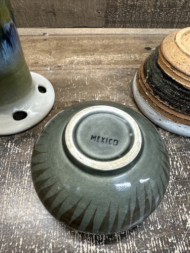 Assortment Of Handmade Pottery Bowls Vase Vessels - Picture 5 of 19