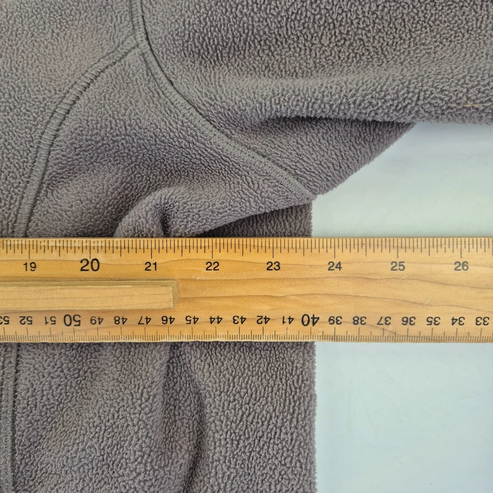 TIMBERLAND Jumper XL gris para hombre cremallera completa bordado logotipo po... - Imagen 3 de 4