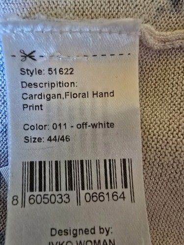 Strickjacke IVKO ; Größe 44/46;  gebraucht - Bild 3 von 5