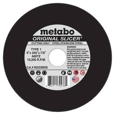 Metabo 655339000 6" x .040 x 7/8 Original Slicer A60TZ 50 pack