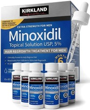 Kirkland Minoxidil 5 Extra Strength Men 6 Month Supply Hair Regrowth EXP 08/27 
