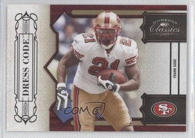 2009 Donruss Classics Dress Code Gold 36/100 Frank Gore #6 9cb