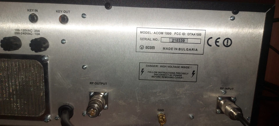 Acom 1000 Amplificatore HF 160-6m - Imagen 3 de 4