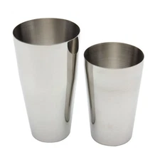 Cocktail Shaker Set Professional Boston with 18oz Unweighted & 28oz Stainless