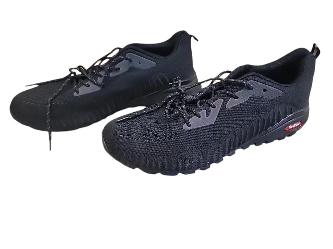 Kricely Trail Shoes Men’s Size US 13.5 Black Running Hiking Walking Sneakers