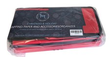 Red Heavy Duty Christmas Wrapping Paper Storage Organizer Bag